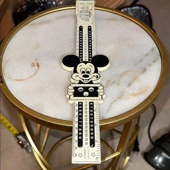 Disney Mickey Mouse Ruler and Math Conversion Slide Measurements - Picture 3 of 7